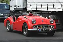Triumph TR 3 mit „Brooklands“