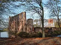 Die Trøjborg mit Südmauer