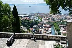 Blick von der Burg auf Rijeka