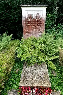 Trudl Bruckner-Watzlawick (1916–2018) Galeristin, Familiengrab Friedhof am Hörnli