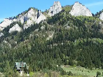 Hütte unter den Trzy Korony