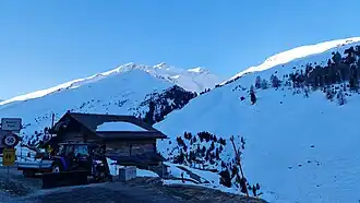 Tscheischhorn, von Pürt (Avers) aus fotografiert