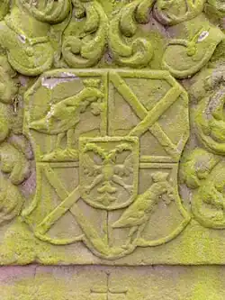 Detail mit Familien­wappen Tullian