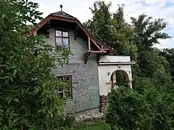 Villenanlage, ehem. Portierhaus der Villa Bader, Knabstr. 3