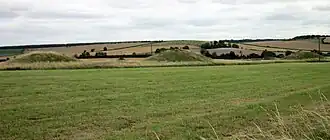 Hügelgräber auf dem Overton Hill