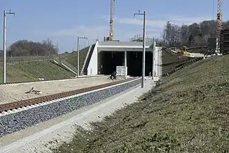 Tunnel unter der BAB 8