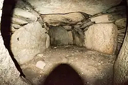 Blick in die Nebenkammer