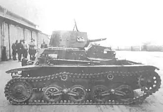 Letzte Produktionsversion vom Typ 94 TK mit Laufwerkdetails.