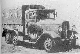 Typ 94 6-Rad-Lkw als Basisfahrzeug.