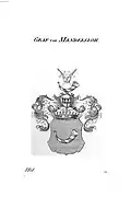 Wappen der Grafen von Mandelsloh bei Tyroff