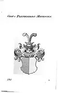 Wappen der Grafen von Plettenberg-Mietingen bei Tyroff