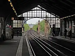 Strecke in Richtung Nollendorfplatz