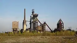 Stillgelegter Hochofen U4 in Uckange.