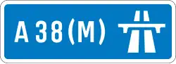 A38(M) motorway