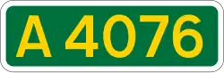 A4076 road