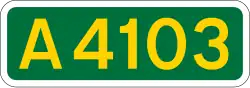 A4103 road