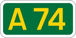 A74 road
