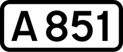 A851 road