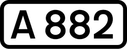 A882 road