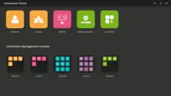 Übersichtsseite der UCS Management Console