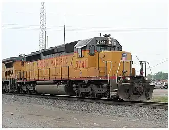 UP 3741 in Parsons (Mai 2007)