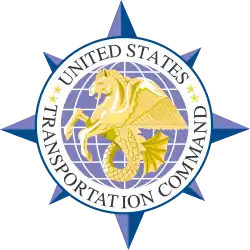 Geflügeltes Seepferd als Symbol des United States Transportation Command