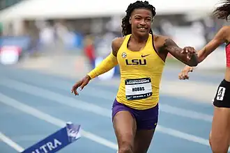 Aleia Hobbs kam auf den sechsten Platz