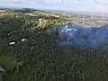 Luftaufnahme vom Spaltenausbruch in Leilani Estates (3. Mai 2018)
