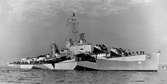 USS Aaron Ward, 17. November 1944