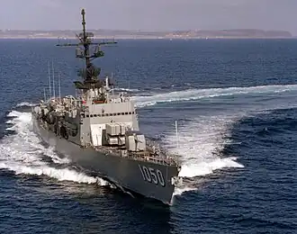 USS Albert David, 1977