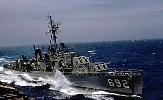 Die USS Allen M. Sumner im Jahr 1959