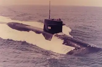 Die Nathanael Greene auf Erprobungsfahrt, 1964 oder 1965