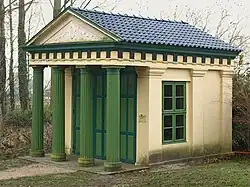 Klosterhof/Kloster, der Gartenpavillon – Teehaus der Priörin, erbaut etwa 1750