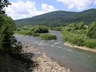 Sommer 2006, Opir (rechter Nebenfluss des Stryj)