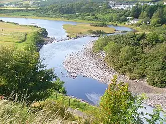 Ullapool River vor der Flussmündung