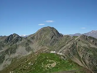 Die Ultner Hochwart von der Schöngrubspitze aus gesehen