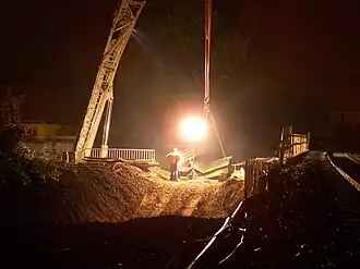 Rückbau letzter Teil EÜ Heinrichsstraße West