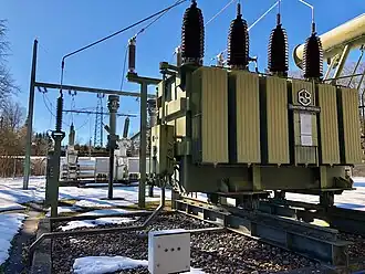 Umspannwerk des Kraftwerkes