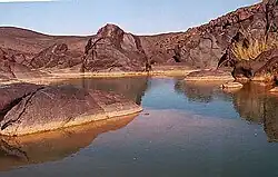 Eine Guelta bei Oubankort im Adrar des Ifoghas
