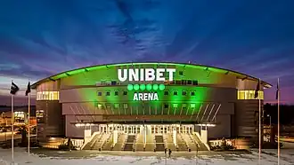 Die Unibet Arena (Februar 2023)
