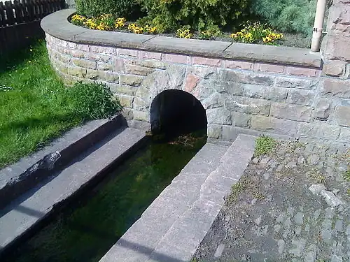 Die untere Lohrbachquelle in Lohrhaupten