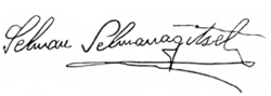 Unterschrift Selman Selmanagić (1905–1986), hier seine Bauhaussignatur Selman Selmanagitsch