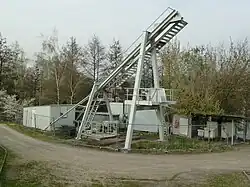 U-Gesenk 10 in der Nähe des ehemaligen Oppelschachtes in Zauckerode