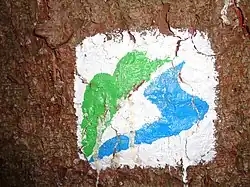 Wegzeichen der Rundwanderung