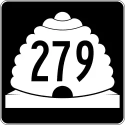 Straßenschild der Utah State Route 279