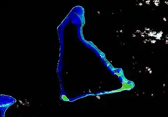 NASA-Satellitenbild von Utirik