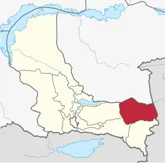 Lage im Oblys Almaty