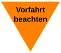 Vorfahrt beachten