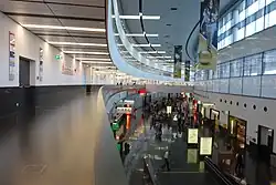 … und der Ankunftsbereich befinden sich ebenso in Terminal 3