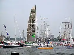 Zieleinlauf der Illbruck in Kiel